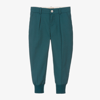 GUCCI BOYS BLUE WOOL SQUARE G TROUSERS