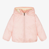 GUCCI GIRLS PINK DOUBLE G DOWN PUFFER JACKET