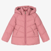 MAYORAL GIRLS PINK HOODED PUFFER COAT