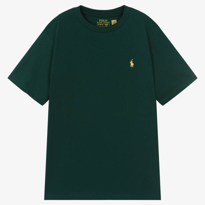 Ralph Lauren Teen Boys Green Cotton Jersey T-shirt