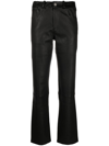 ARMA LEATHER STRAIGHT-LEG TROUSERS