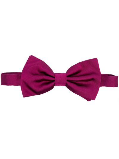 Dolce & Gabbana Silk Bow-tie In Rosa