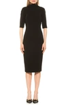 Alexia Admor Rita Retro Turtleneck Dress In Black