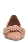 Nine West Women's Bannie D'orsay Pointy Toe Dress Flats In Medium Natural 101