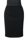 Akris Punto Essentials High-waist Pencil Skirt In Black