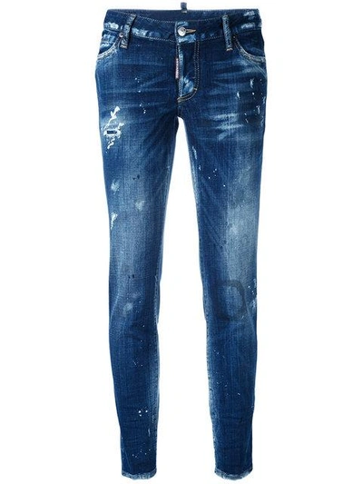 Dsquared2 Jennifer Jeans In Blue