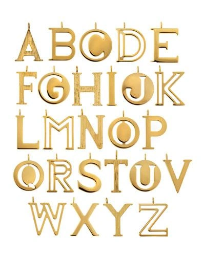 Chloé Personalized Alphabet Bag Charm In Initial U