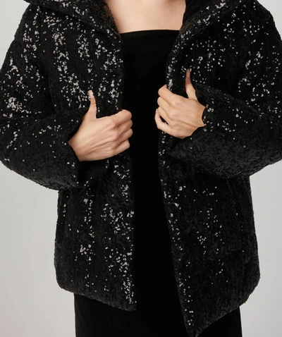 In The Mood For Love Lora Puffer Jacket In Black