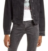 Hidden Women's Basic Trucker Denim Jacket In Black In Black