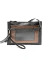 Sondra Roberts Squared Convertible Wristlet In Metallic In Multi