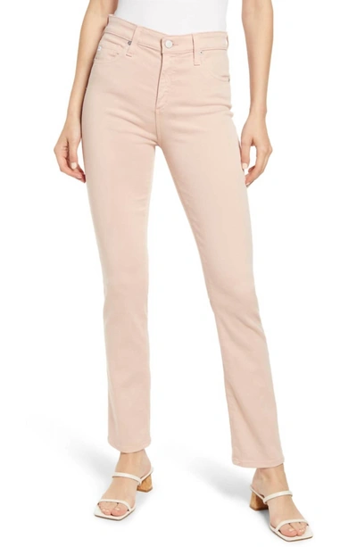 Ag Mari Straight Leg Jeans In Vinte Pink