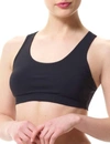 COMMANDO WOMEN'S ACTIVE COMPRESSION SPORTS BRA IN BLACK