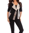 Angel Cross Stitch Hooded Vest In Black/stone In Black