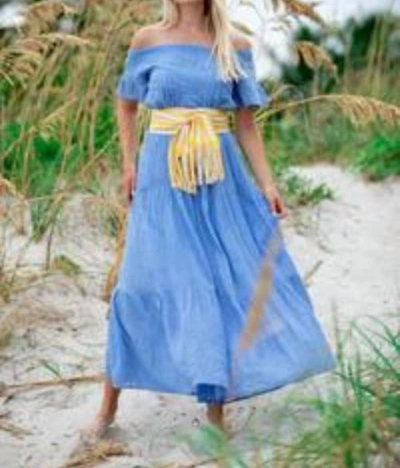 Bindu Talia Dress In Blue