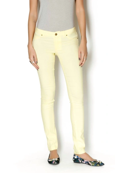 Karlie Neon Jegging Pant In Neon Yellow