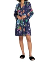 Johnny Was Aurora Borealis Floral-print Sleep Robe In Multi