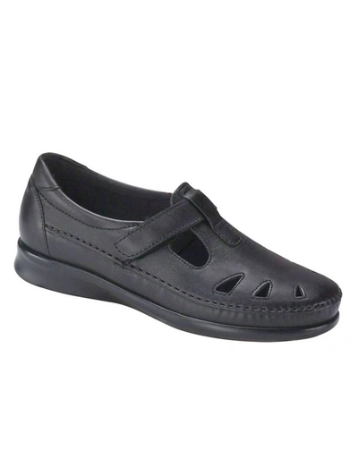 Sas Roamer Slip On Loafer - Medium In Black
