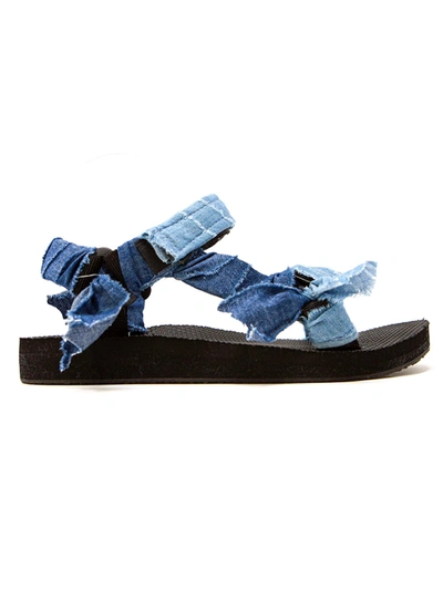 Arizona Love Trekky Denim Sandals In Blue