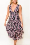 CAMI NYC HEDY DRESS IN MULBERRY ROSE