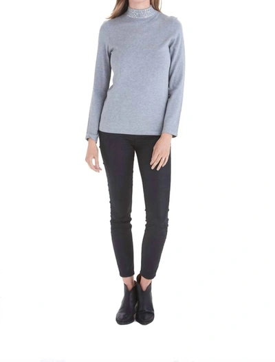 Love Token Vivienne Turtleneck Sweater In Grey