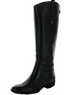 SAM EDELMAN WOMENS LEATHER COMFORT INSOLE KNEE-HIGH BOOTS
