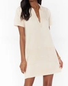 SHOW ME YOUR MUMU DEXTER SWEATER DRESS IN CREAM KNIT