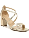 Naturalizer Tiff Block Heel Sandal In Gold