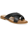 STYLE & CO CAROLYN WOMENS SLIP ON FLAT SLIDE SANDALS