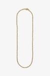 CRYSTAL HAZE ROPE CHAIN NECKLACE IN GOLD