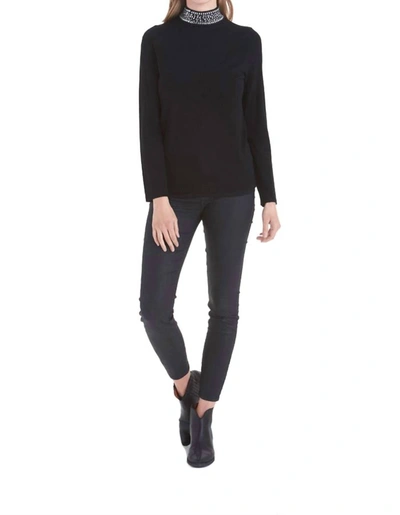 Love Token Vivienne Turtleneck Sweater In Black