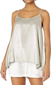 Pj Harlow Daisy Satin Braided Cami In Lavender In Multi