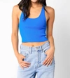 OLIVACEOUS VIENNA TANK TOP IN BLUE
