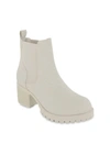 Mia Jonna Lug Sole Chelsea Boot In Grey
