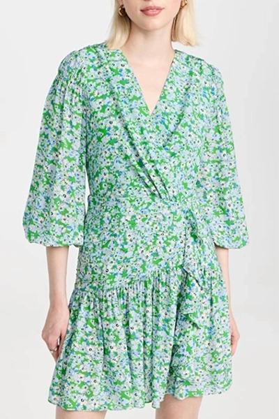 Nicola Surplice Neck Mini Dress Nicola Surplice Neck Mini Dress
