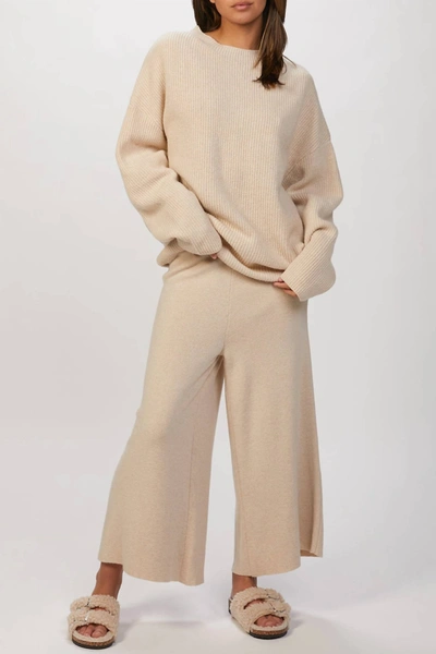 In The Mood For Love Kora Tricot Pant In Beige