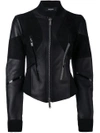 DSQUARED2 FITTED MOTO JACKET,S75AM0505SX947712134009