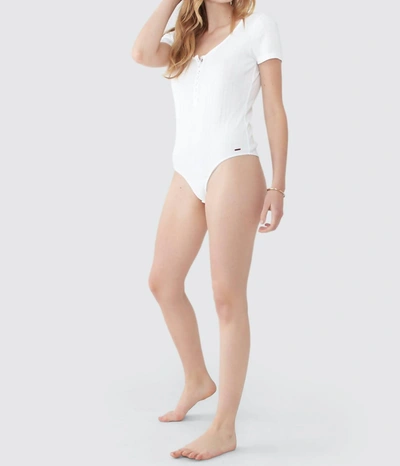 N:philanthropy Galvin Bodysuit In White