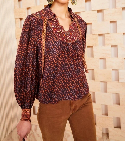 Ulla Johnson Aminda Blouse In Agate