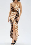 Minkpink Nour Cami Wrap Midi Dress In Multi