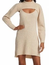 Dh New York Eve Sweater Dress In Chai In Brown