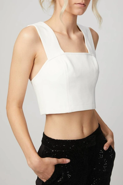 Allen Schwartz Ren Crop Top In Off-white