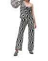 SIMON MILLER Sequin Tic Tic Pant In Black/white