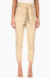 SANCTUARY MODERN PAPER BAG PANT IN SAND STONE