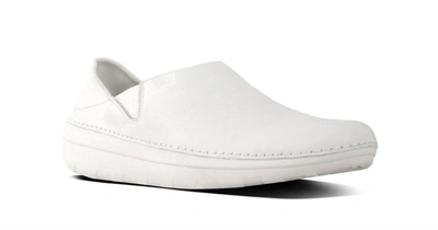 Fitflop Women's Superloafer Urban Sneaker In White Leather