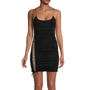 Alice And Olivia Siriana Ruched Mini Dress In Black