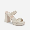 Dolce Vita Ashby Womens Faux Leather Open Toe Platform Sandals In Multi