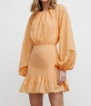 Significant Other Zofia Mini Dress In Tangerine In Orange