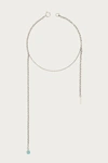 JUSTINE CLENQUET LINDSEY NECKLACE IN SILVER