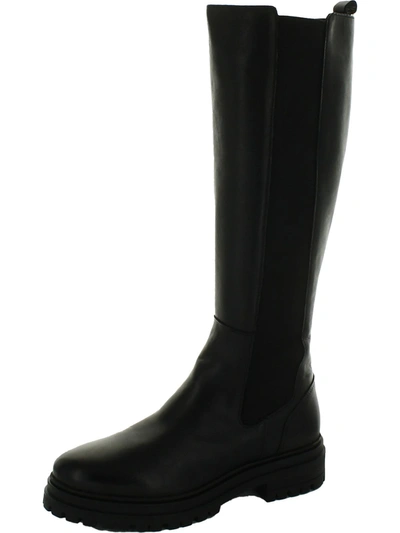 Miz Mooz Loren  Womens Leather Tall Knee-high Boots In Black