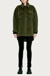 Harris Tapper Stretch-ponte Slim-leg Pants In Black In Green